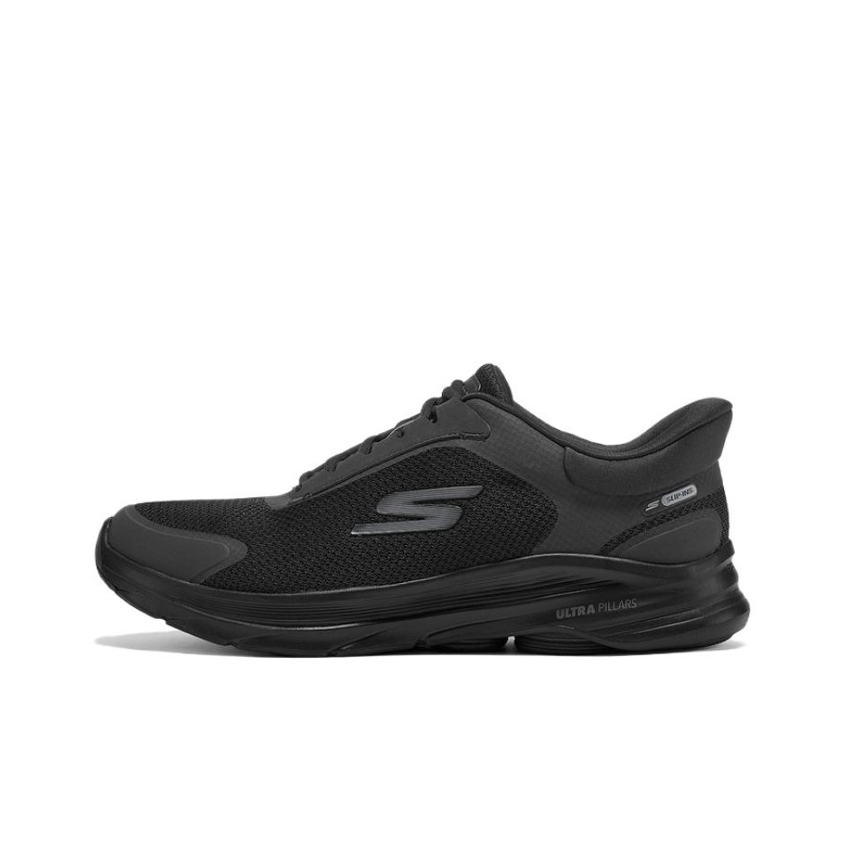 Men Shoes Black - Skechers Go Walk 8 Breathable Low