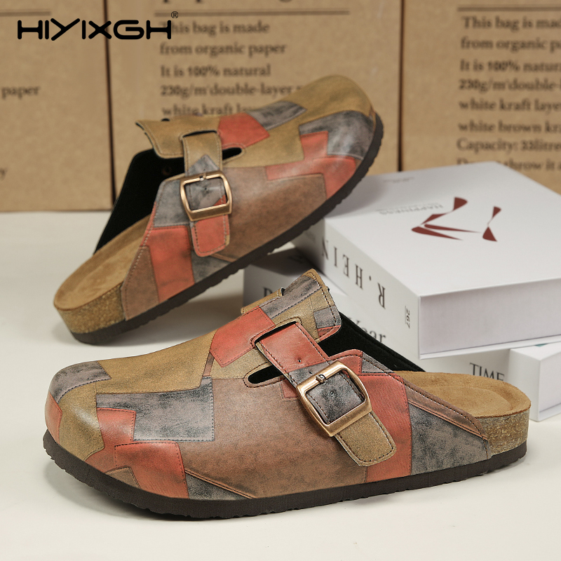 Comfort Cork Leather Slippers  - Men'S Shoes Birkenstock review and price