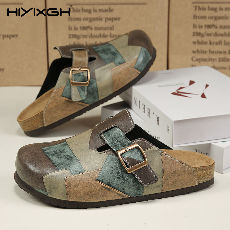 Comfort Cork Leather Slippers  - Men'S Shoes Birkenstock review and price
