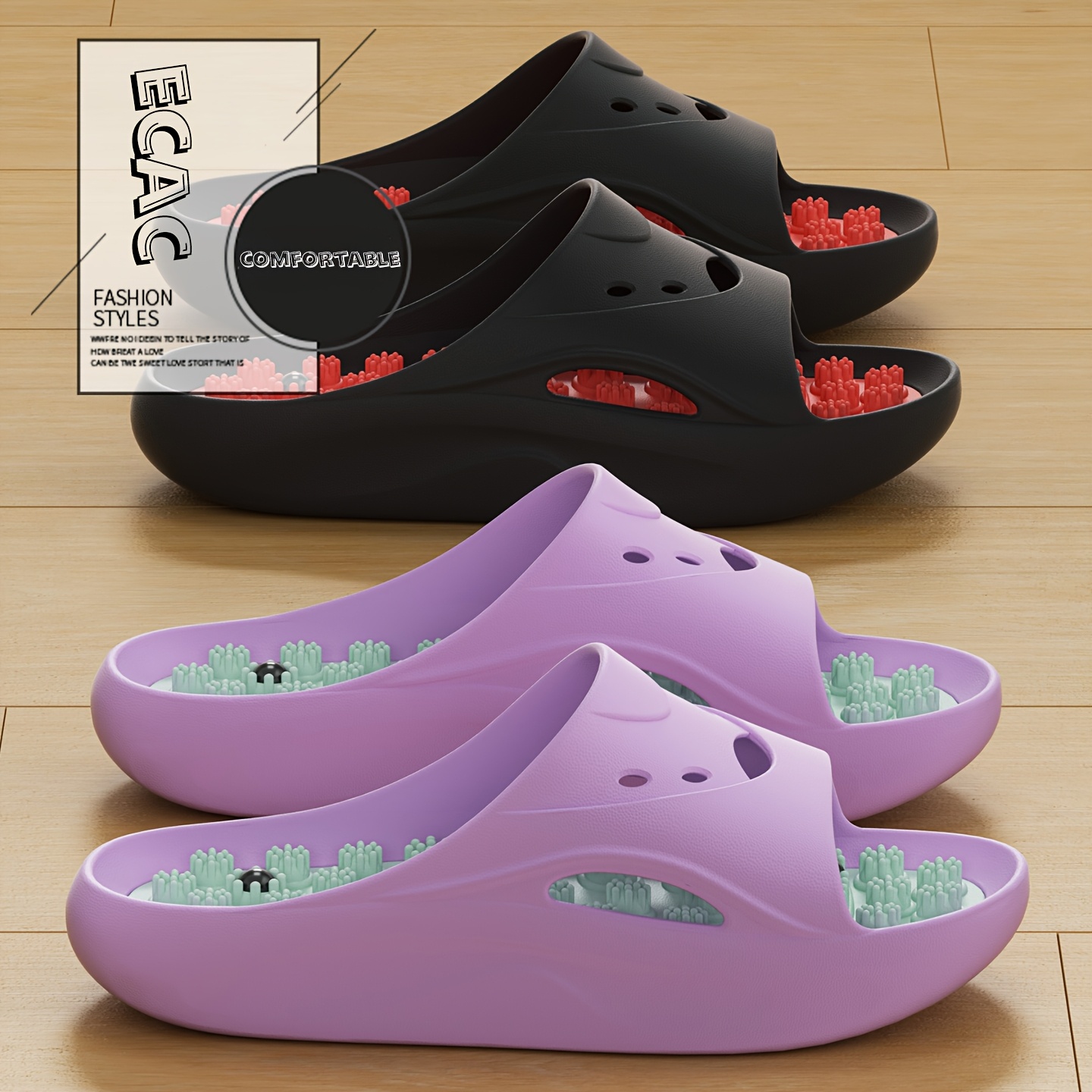 Women Men EVA Massage Slippers - Men Shoes On Sale review and price