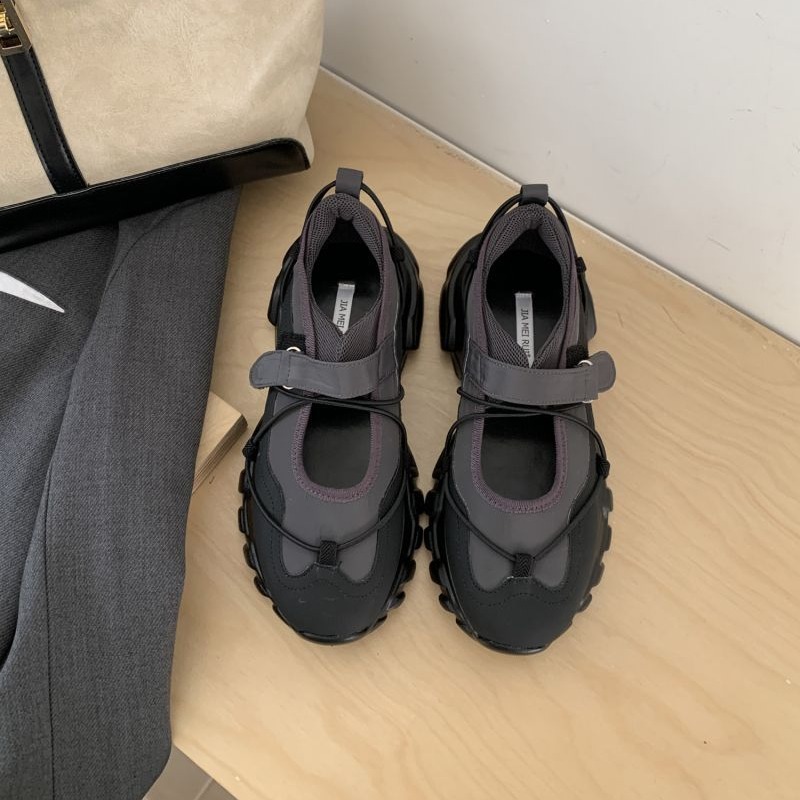 Sporty Chunky Platform Mary Ja - Men Shoes Velcro review and price