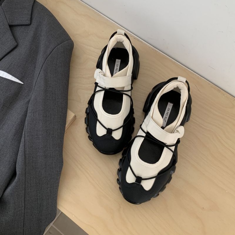 Sporty Chunky Platform Mary Ja - Men Shoes Velcro review and price