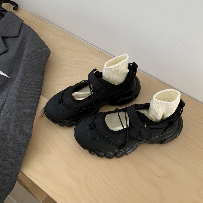 Sporty Chunky Platform Mary Ja - Men Shoes Velcro review and price