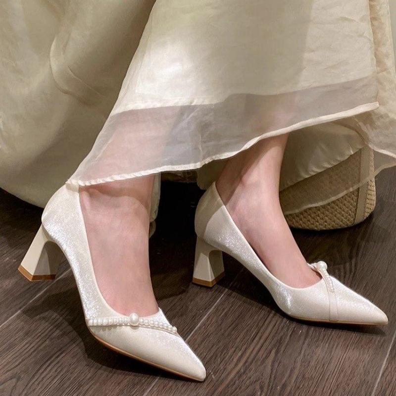 Elegant Pearl Embellished Poin - Men Shoes H&M review and price