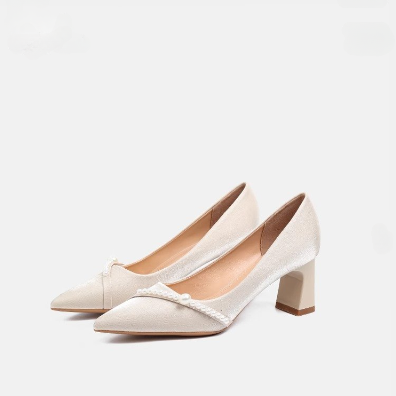 Elegant Pearl Embellished Poin - Men Shoes H&M review and price