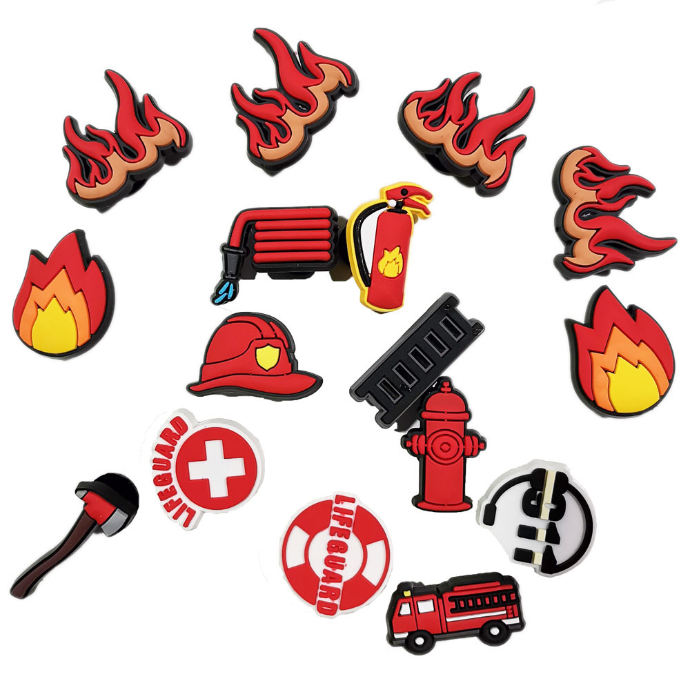 Fireman Shoe Charms for Crocs  - Men Shoes Jeans review and price