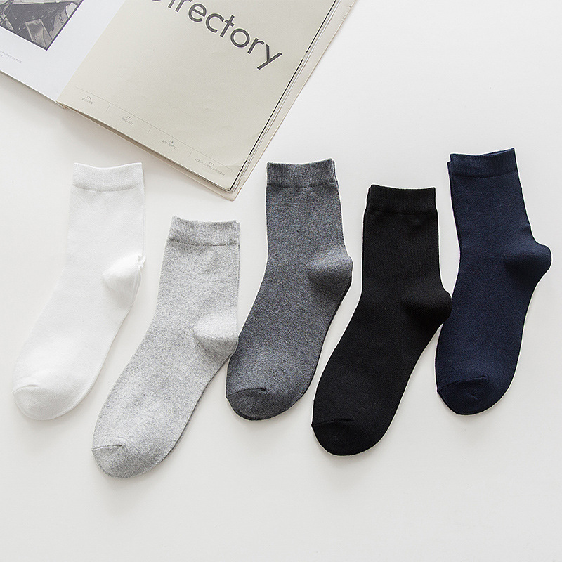 Men's 5Pairs Cotton Crew Socks - Men'S Shoes For Crews review and price