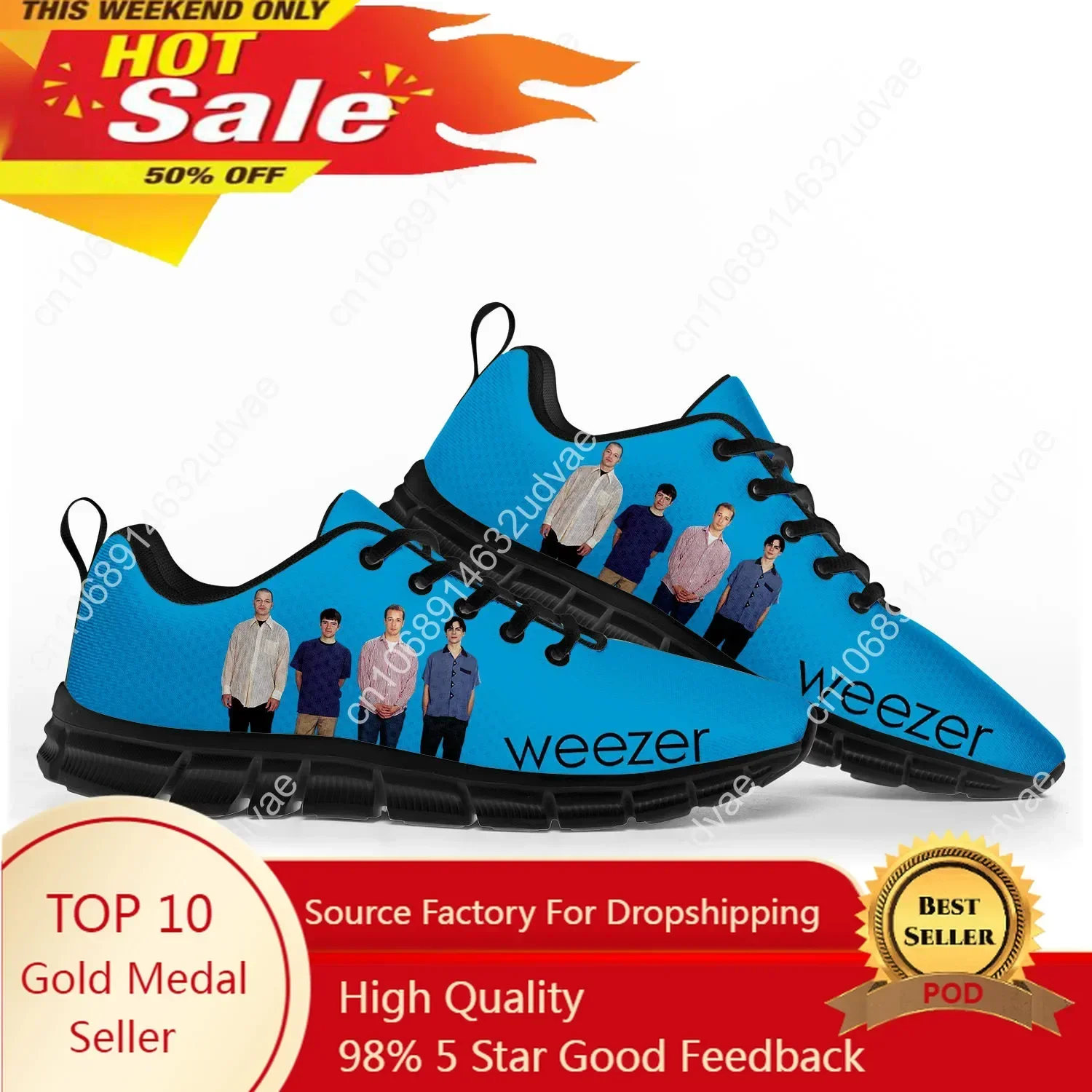 Weezer Sports Shoes Mens Women - Men Shoes Black review and price