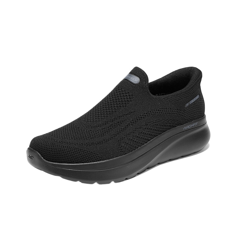 Skechers MEN'S GO WALK Casual  - Men Shoes Black review and price